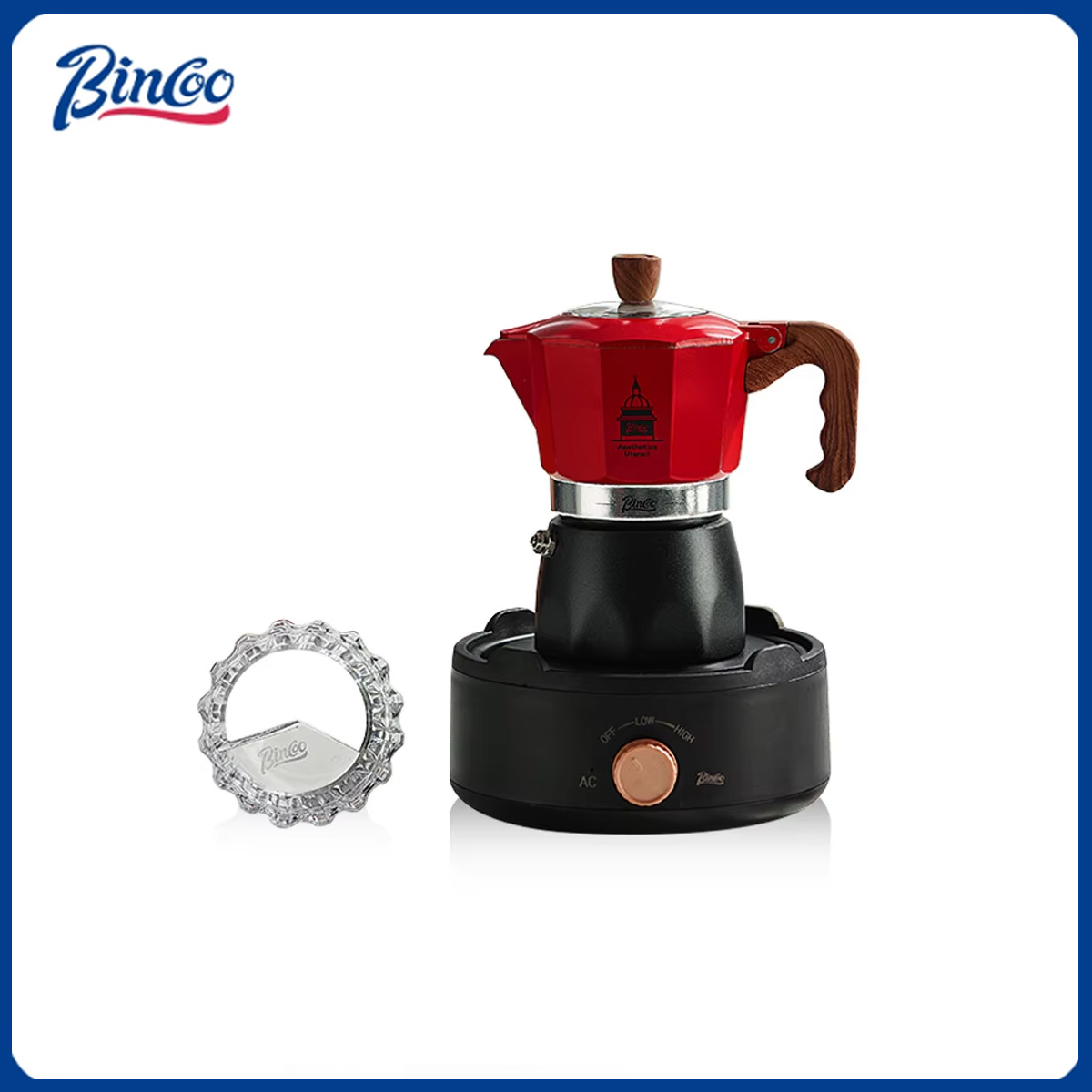 Coffee Tea Espresso - Bincoo Double Valve Coffee Moka Pot