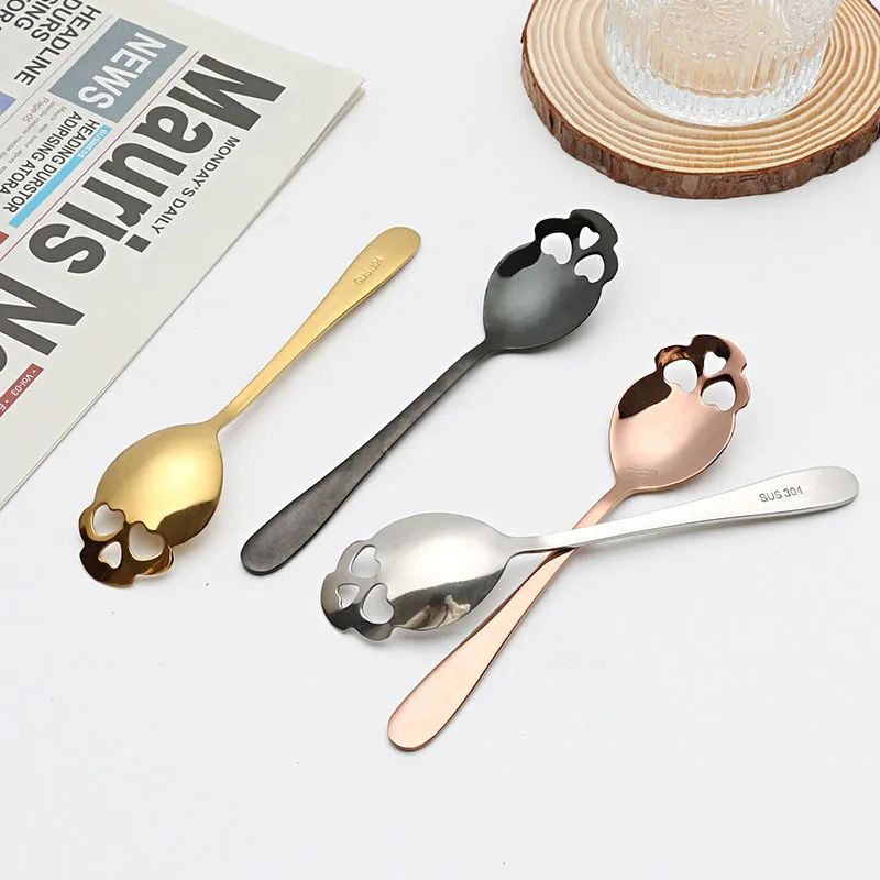 Coffee Tea And Sugar Set - 1PCS Coffee Spoon Creative Skull Shape