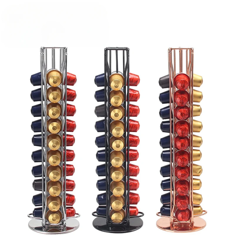 Coffee Capsule Holder - 1PC 40 Pod Coffee Capsules Nespresso