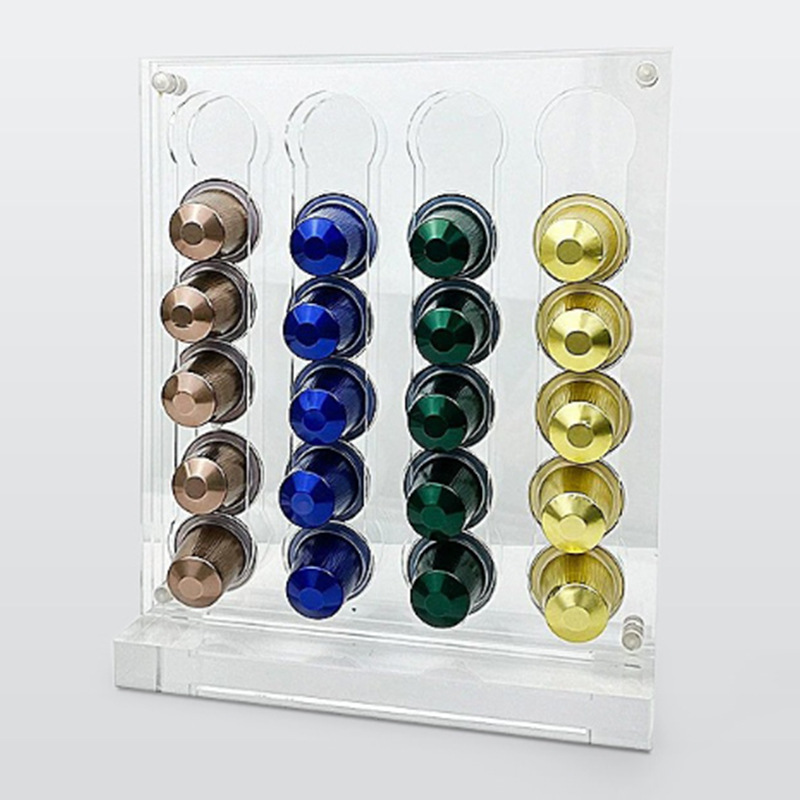Coffee Capsule Holder - 40 Capsule Coffee Capsule Holder Acrylic