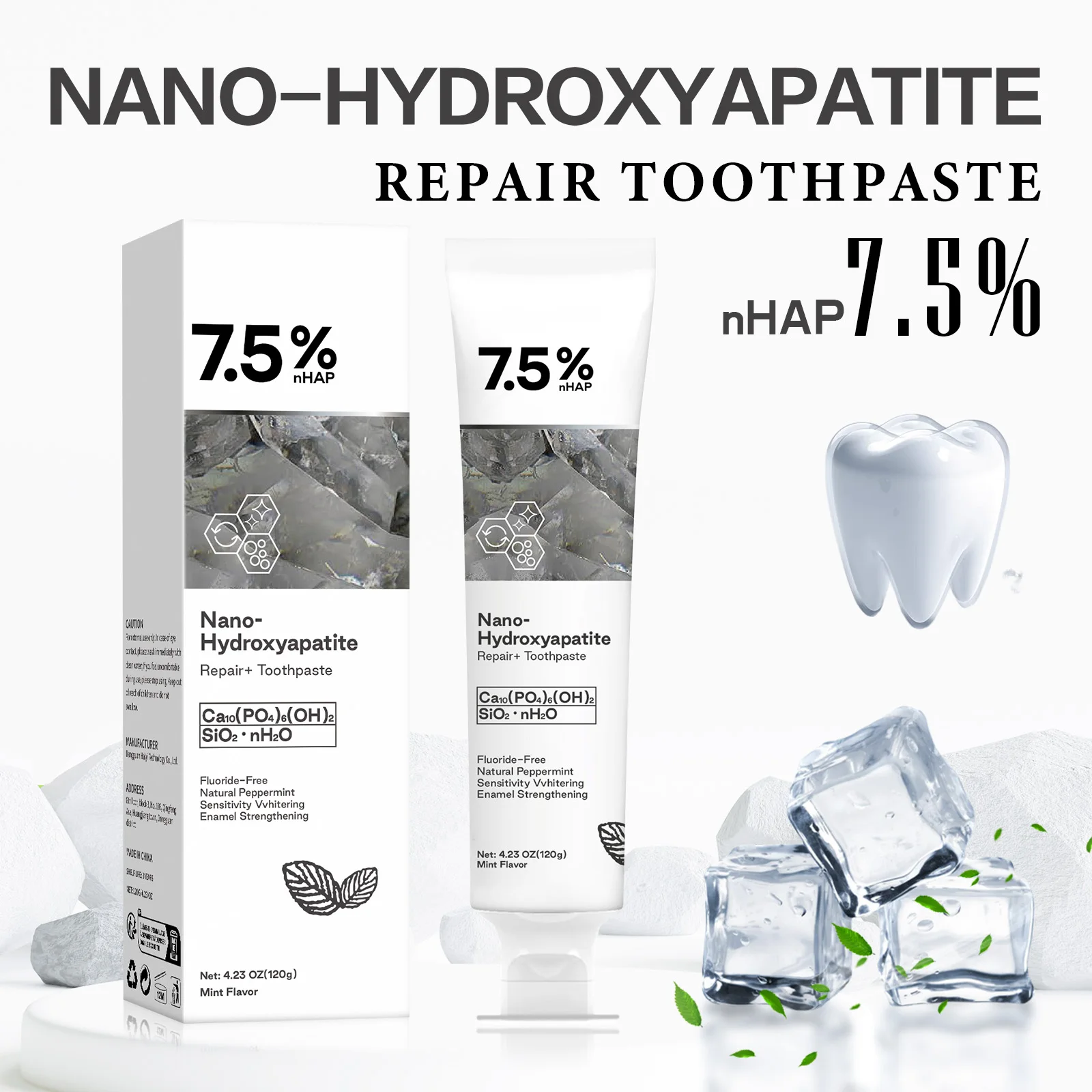 Coffee Tea Unit - 120g Nano Hydroxyapatite Toothpaste Remover Coffee/Tea