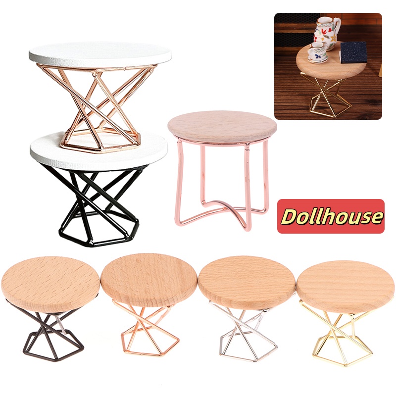 Coffee Tea & Company - 1/12 Dollhouse Simulation Coffee Table Round
