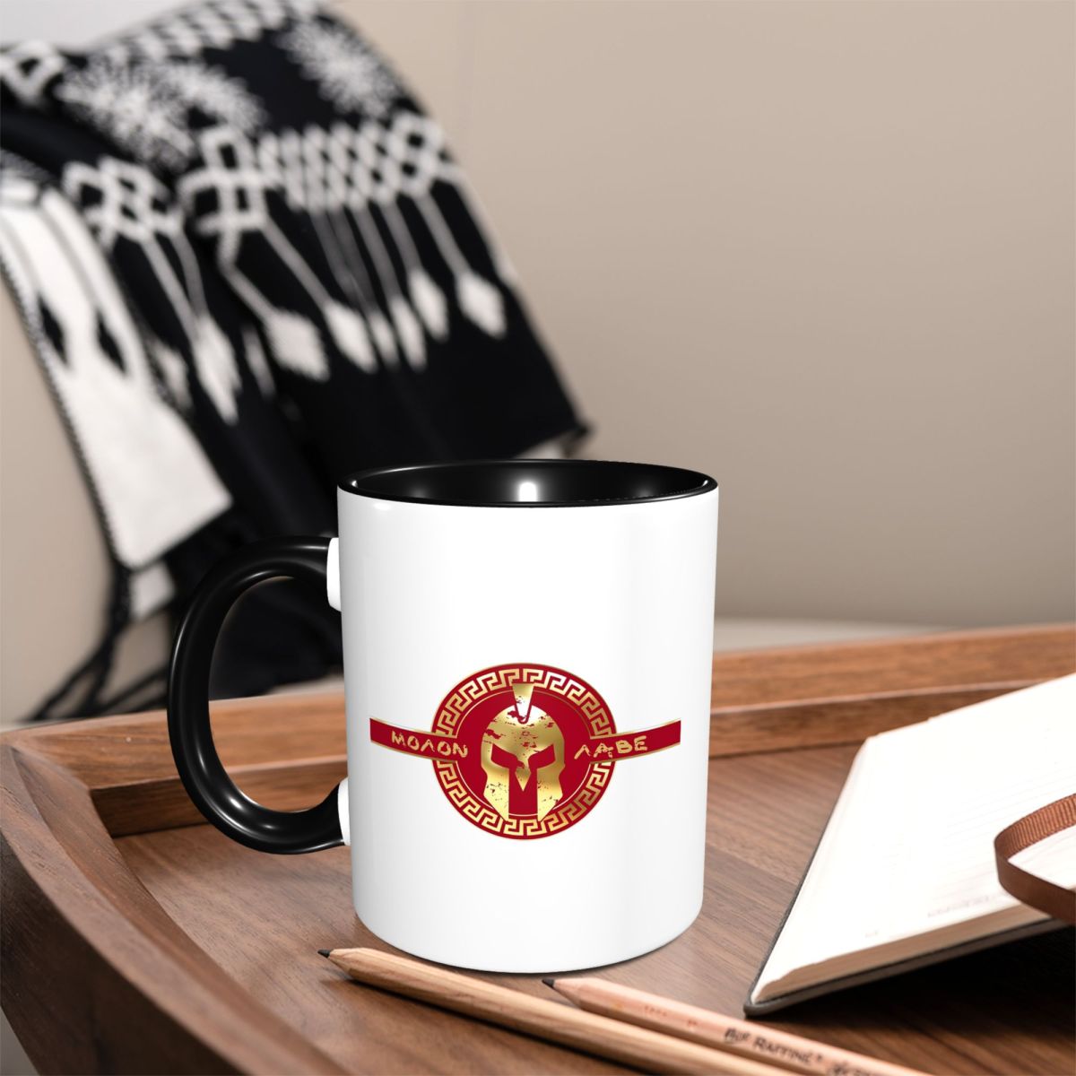 Spartan Sparta Warrior Helmet  - Coffee Tea Logo ulasan dan harga