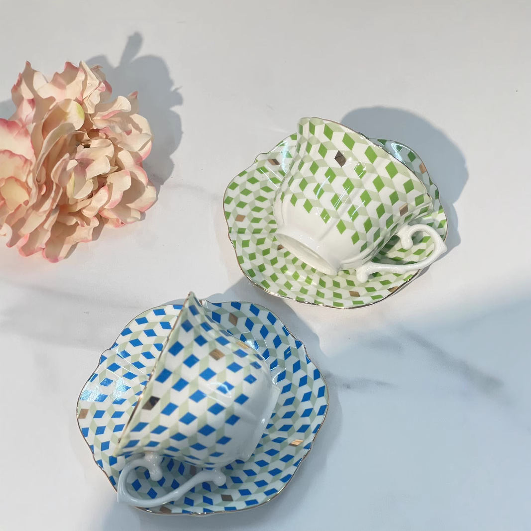 Light Luxury Blue and Green Co - Coffee Tea Green ulasan dan harga