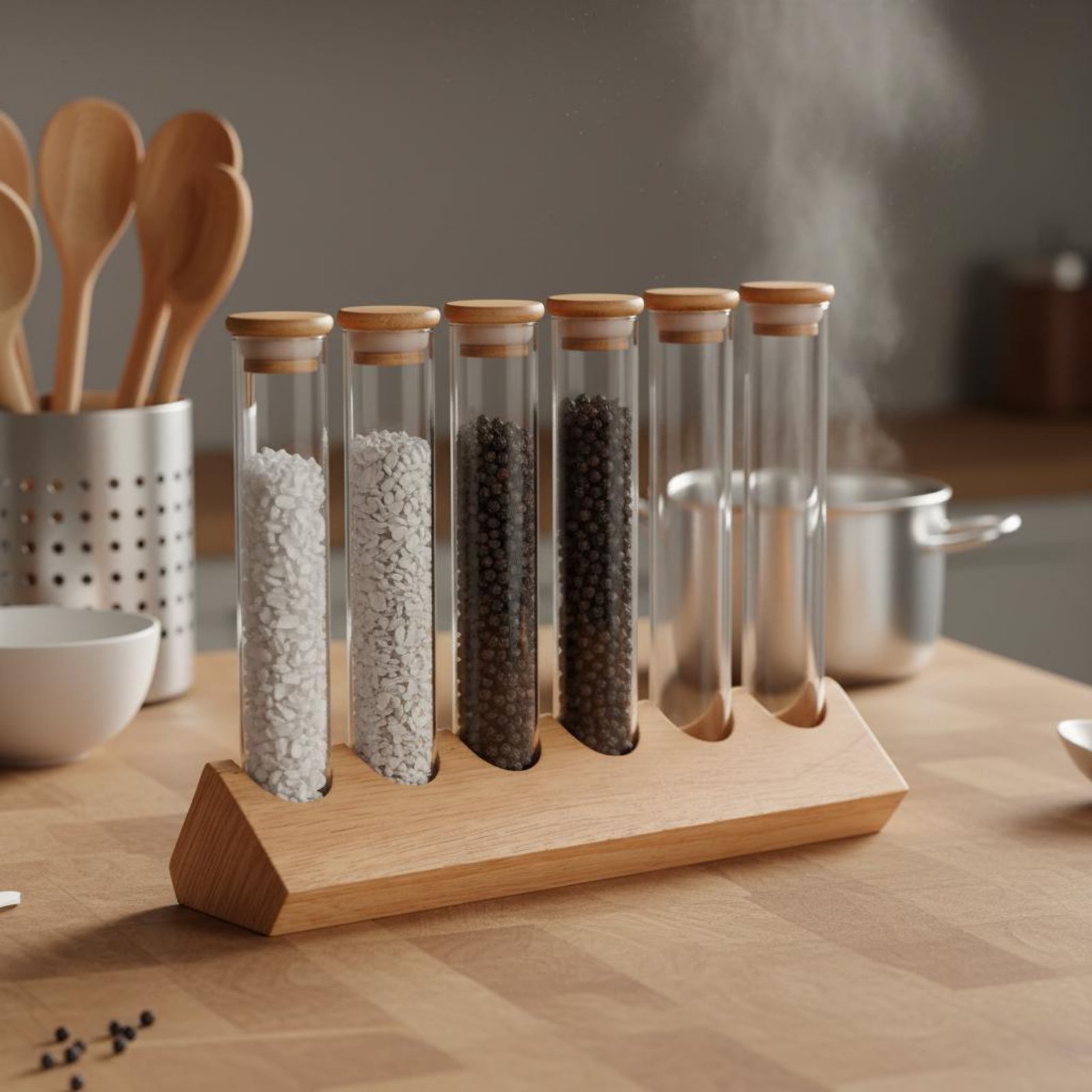 Glass Tube Container Set with  - Coffee Bean ulasan dan harga