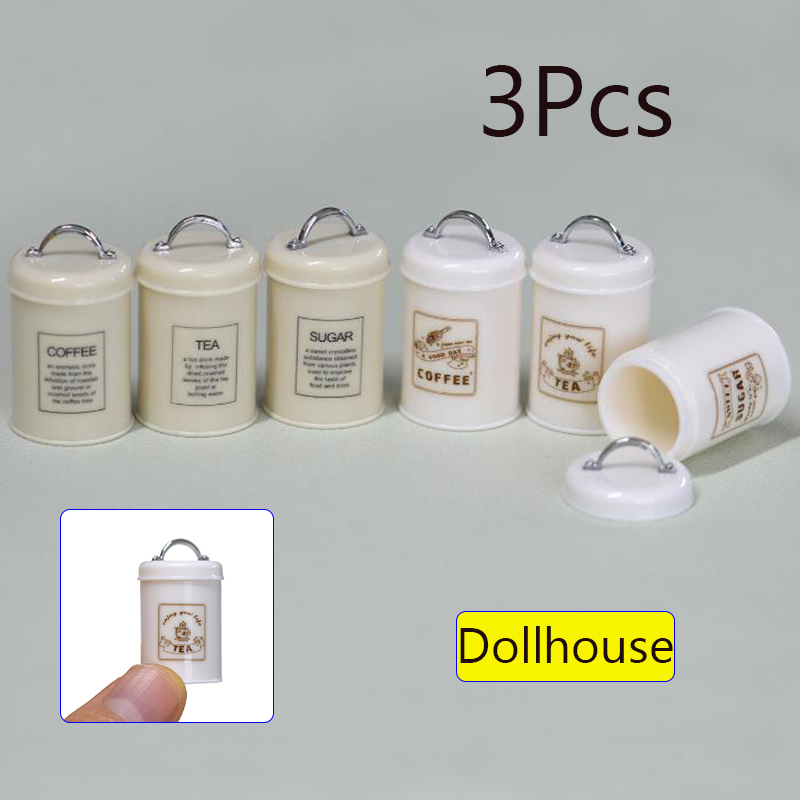 3Pcs Miniature Dollhouse Mini  - Coffee Tea & Company ulasan dan harga