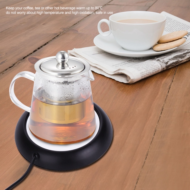 Wood Grain USB Cup Warmer Heat - Coffee Tea Warmer ulasan dan harga