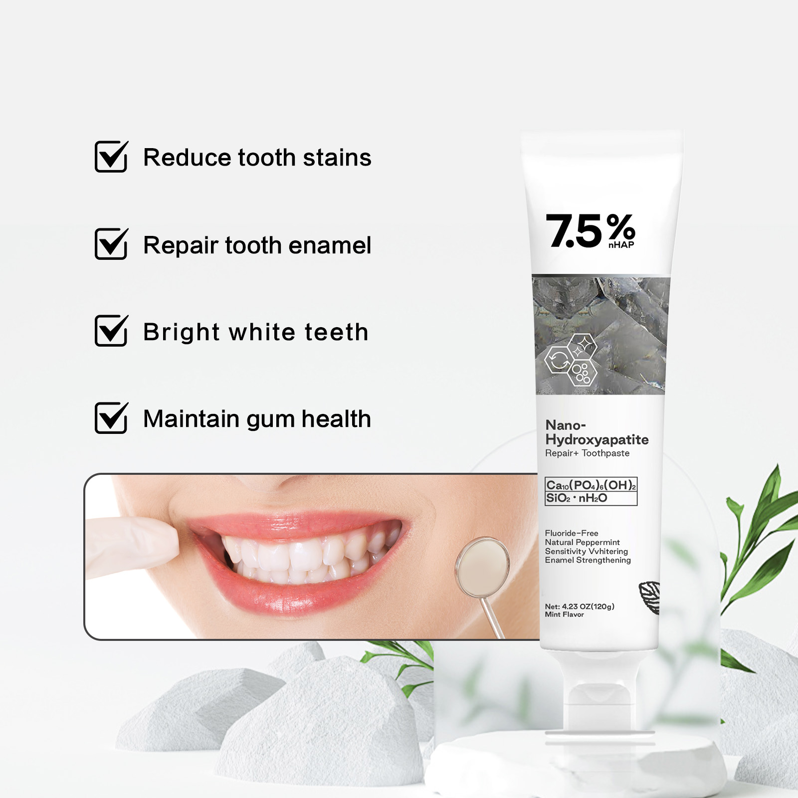 Nano Hydroxyapatite Toothpaste - Coffee Tea Unit ulasan dan harga