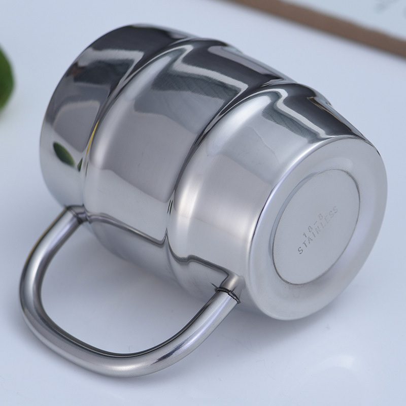 Stainless Steel Beer Cup Laser - Coffee Tea Logo ulasan dan harga