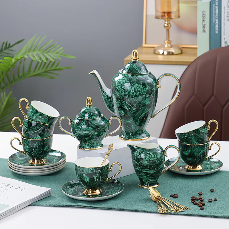 Bone China Teapot Drinkware Gr - Coffee Tea Green ulasan dan harga