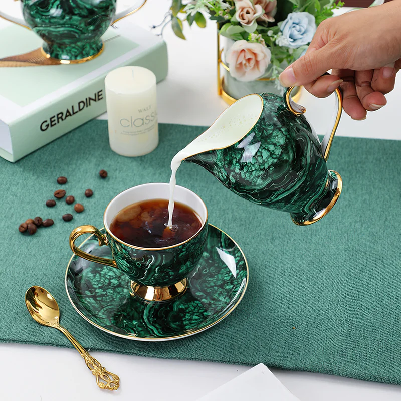 Bone China Teapot Drinkware Gr - Coffee Tea Green ulasan dan harga