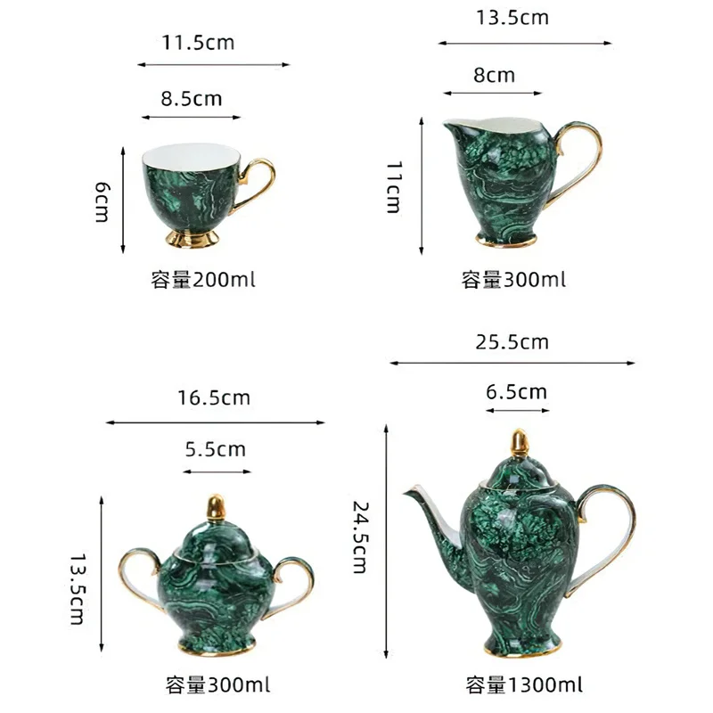 Bone China Teapot Drinkware Gr - Coffee Tea Green ulasan dan harga
