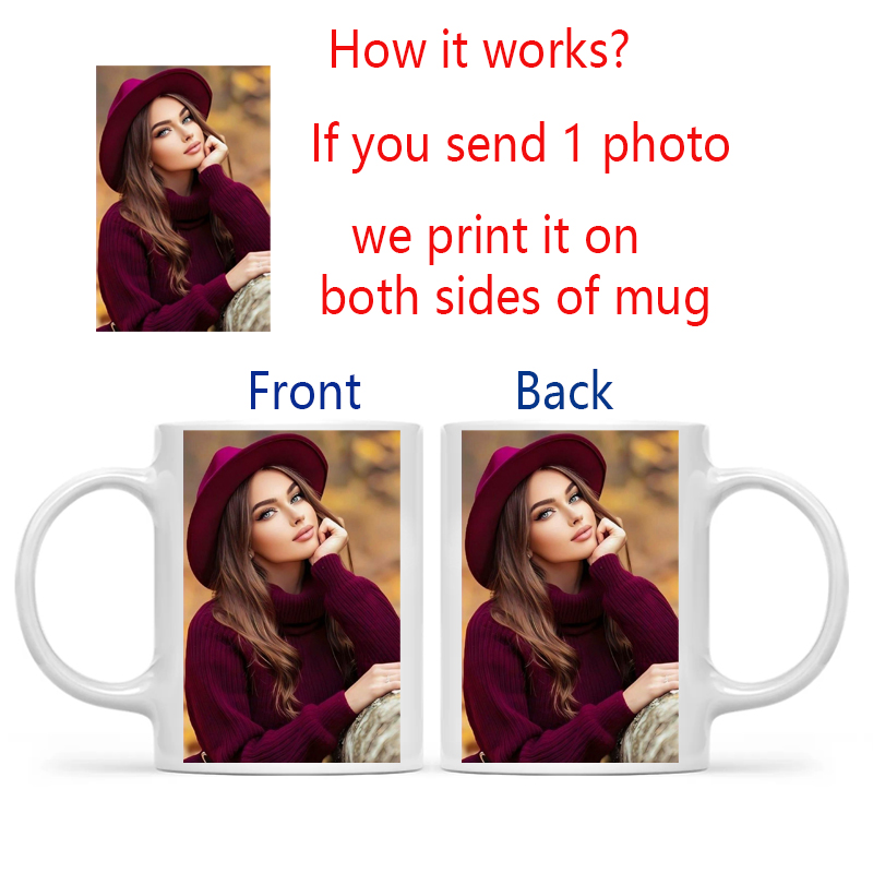 Personalized Your Photo Mug, C - Coffee Tea Logo ulasan dan harga