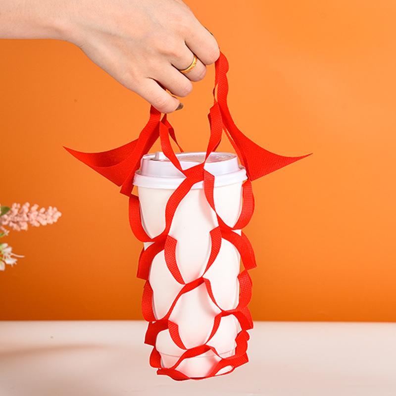 100pcs Hollow Out Non-woven To - Coffee Tea Green ulasan dan harga