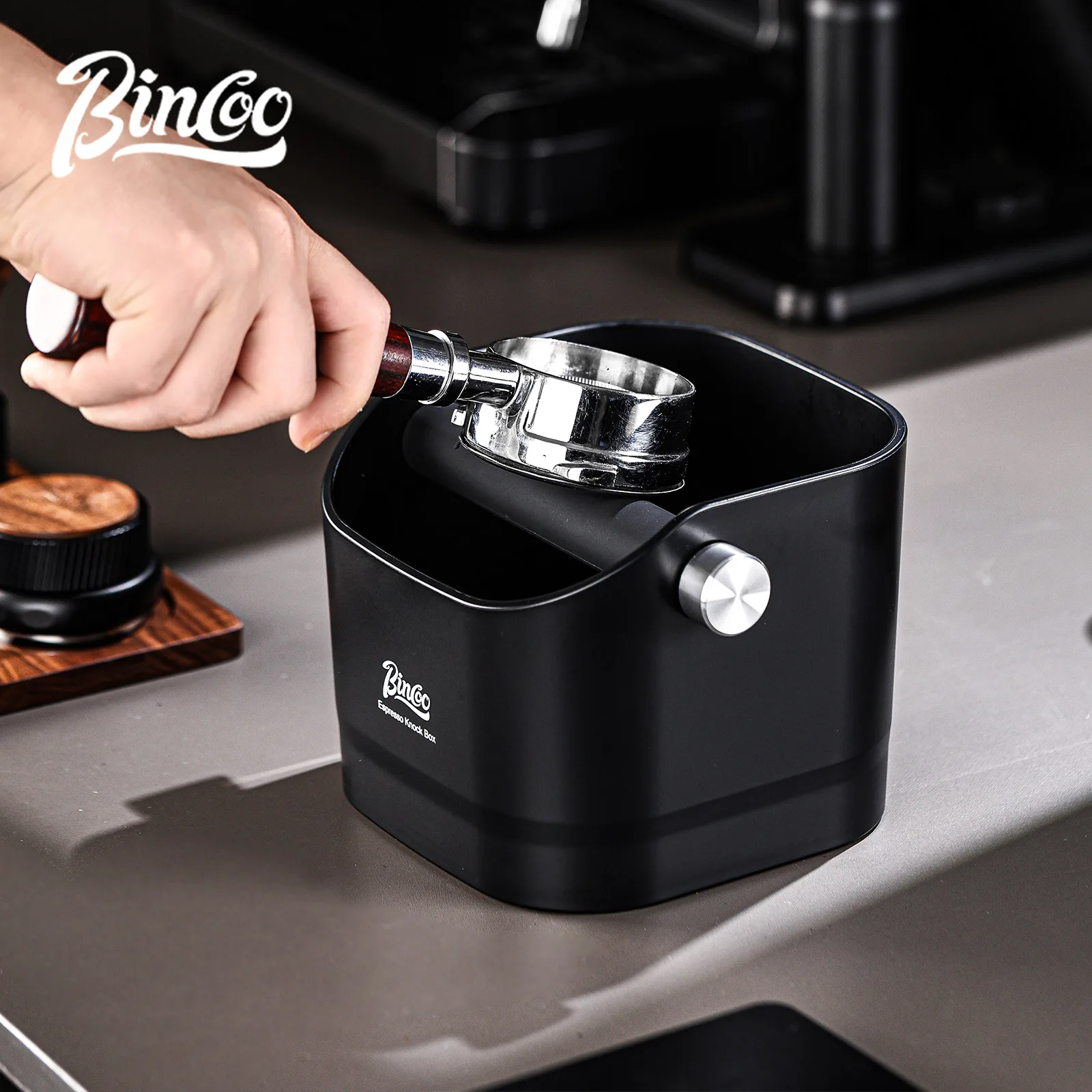 Bincoo Coffee Knock Box 0.8L E - Coffee Tea Espresso ulasan dan harga