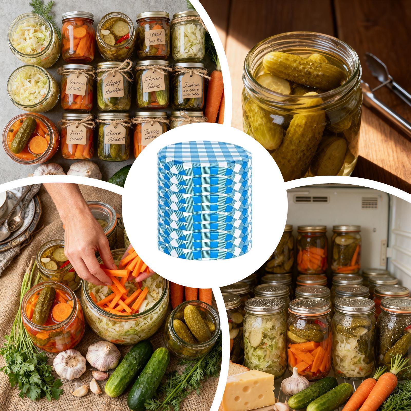 Canning Jar Lids 50 Piece Leak - Coffee Tea & Company ulasan dan harga