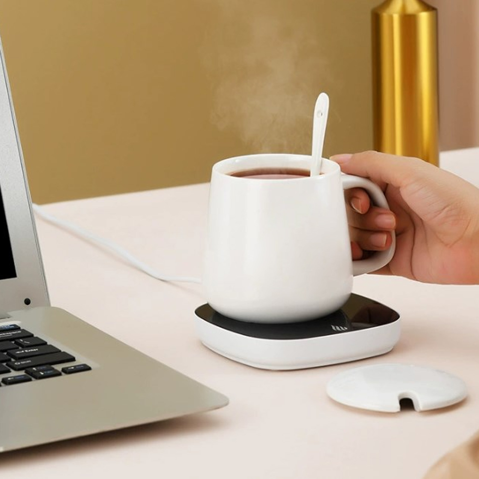 Mug Warmer 16W Low Power 55℃ C - Coffee Tea Warmer ulasan dan harga