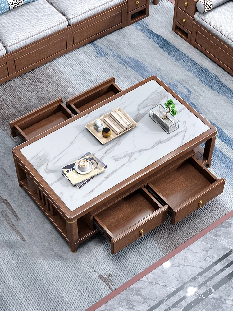 Coffee Table Tea Table Walnut  - Coffee Tea Unit ulasan dan harga