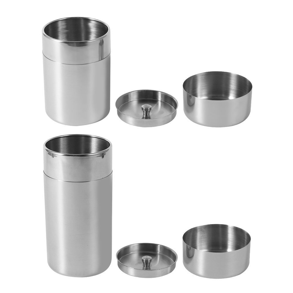 Stainless Steel Tea Leaf Tins  - Coffee Tea And Sugar Set ulasan dan harga