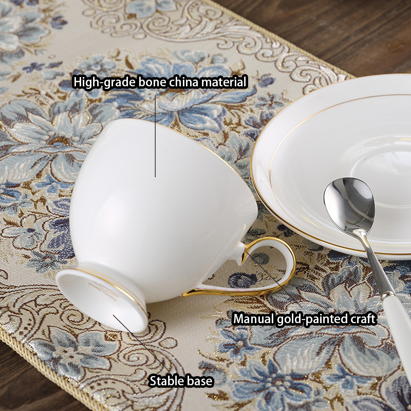 Grace Bone China Coffee Set Wh - Coffee Tea And Sugar Set ulasan dan harga