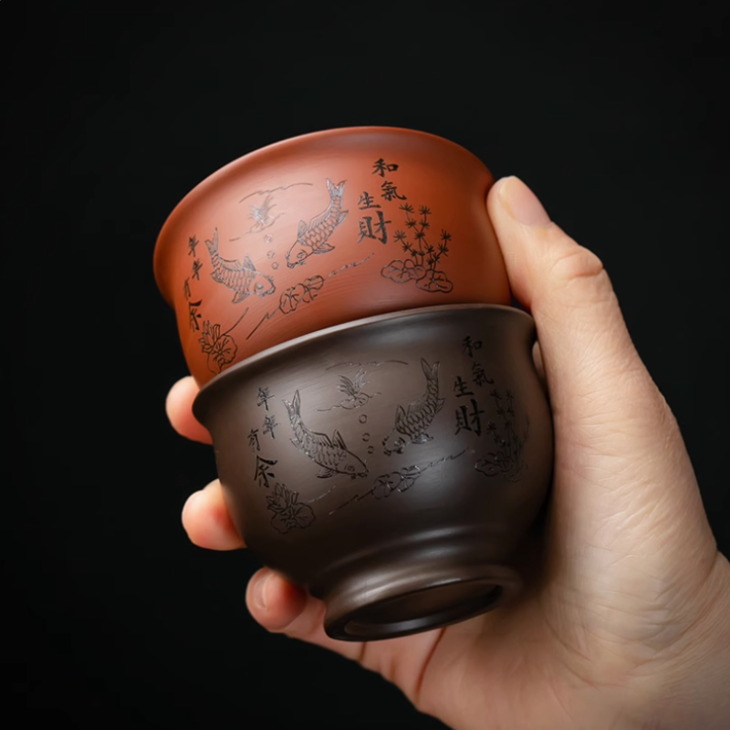 Chinese Yixing Purple Clay Tea - Coffee Tea And Sugar Set ulasan dan harga