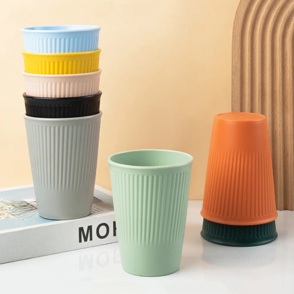 6Pcs Green Washable Wheat Stra - Coffee Tea Green ulasan dan harga