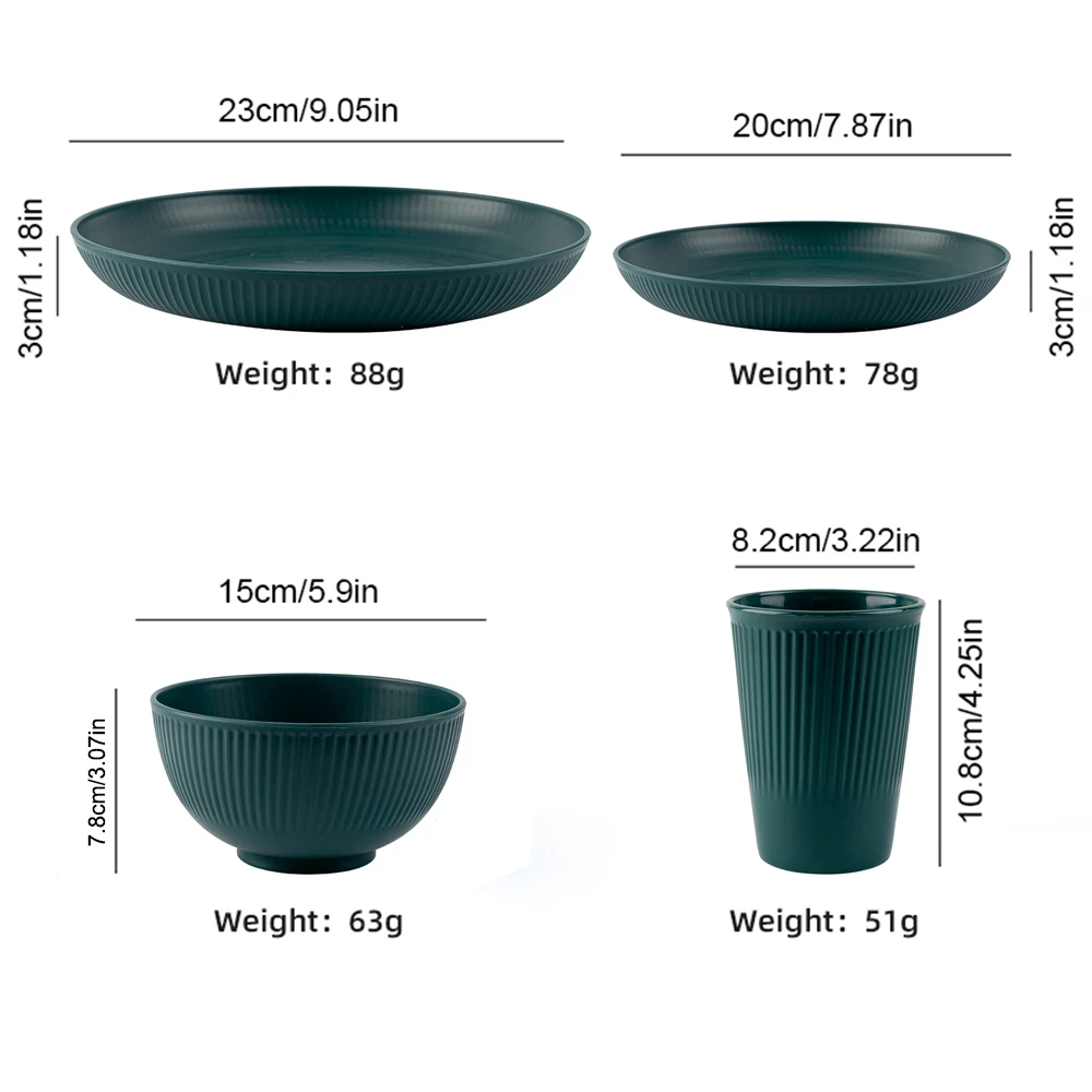 6Pcs Green Washable Wheat Stra - Coffee Tea Green ulasan dan harga