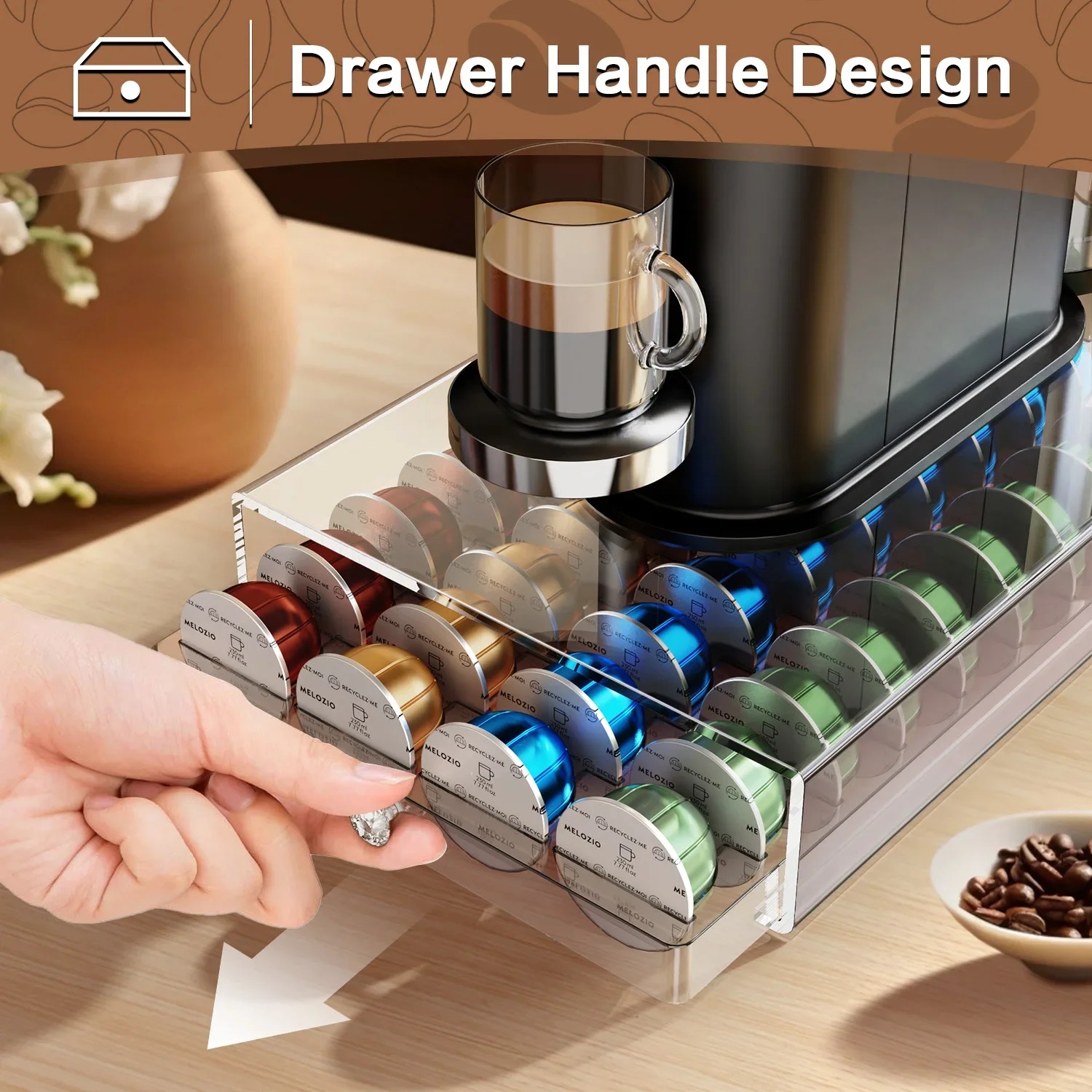 40Pcs Coffee Capsule Pod Holde - Coffee Capsule Holder ulasan dan harga