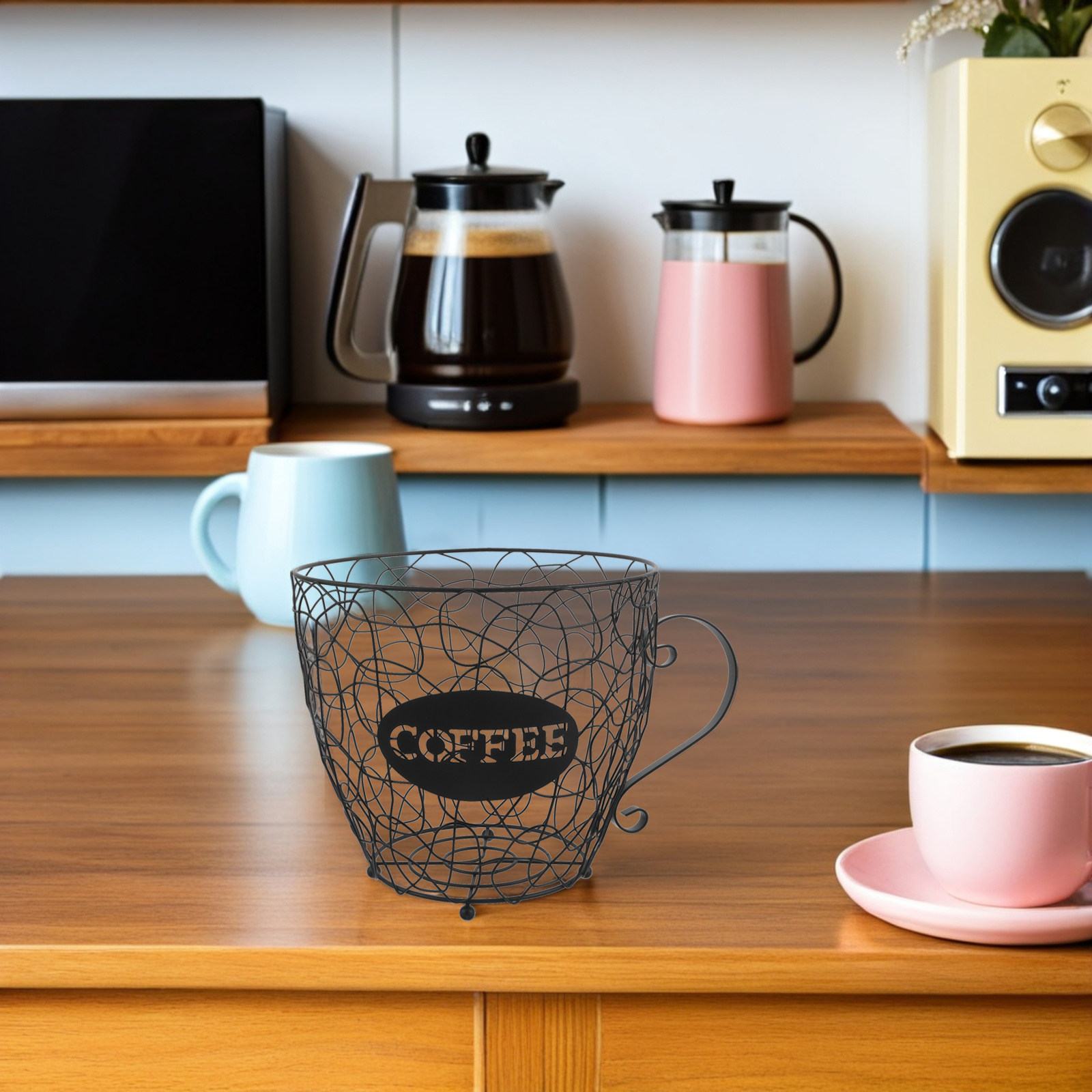 Metal Coffee Capsule Holder Bl - Coffee Capsule Holder ulasan dan harga