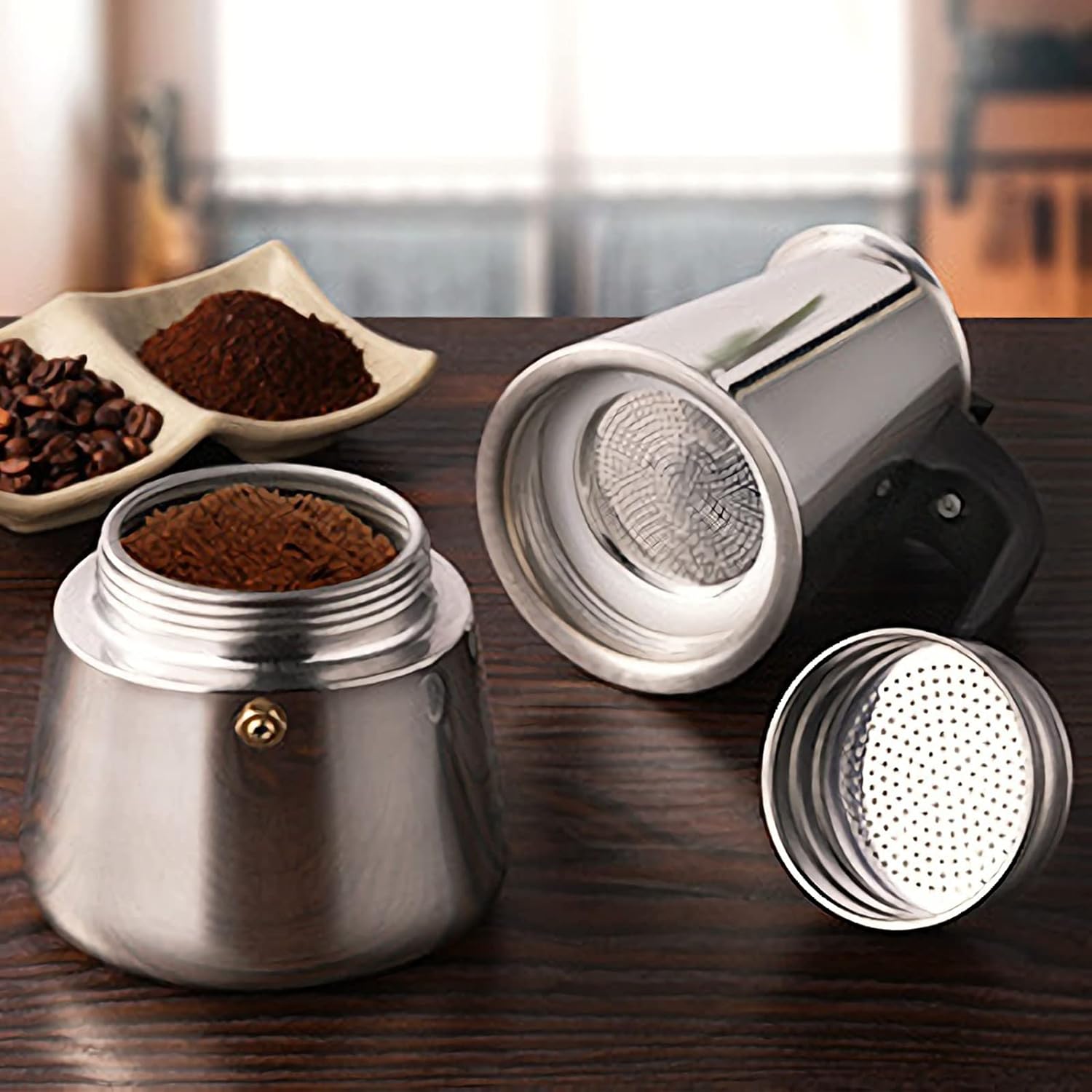 4/6/9 Cups Moka Pot Caffe Mach - Coffee Tea Espresso ulasan dan harga