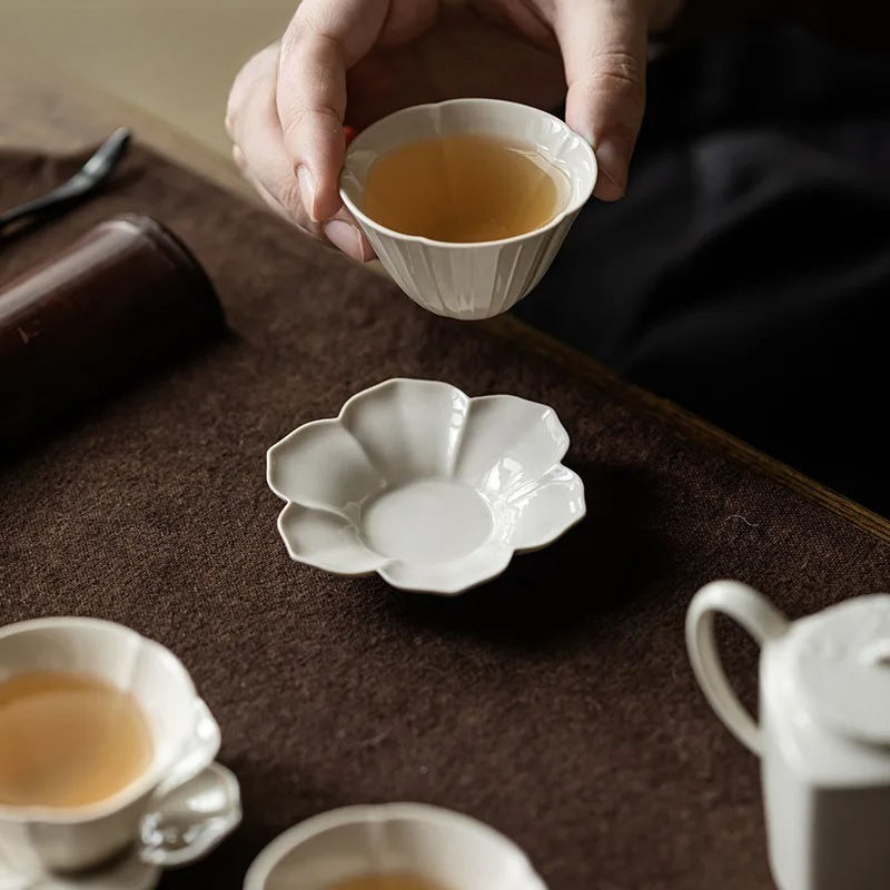 Plant Ash Sunflower Coasters L - Coffee Tea And Sugar Set ulasan dan harga