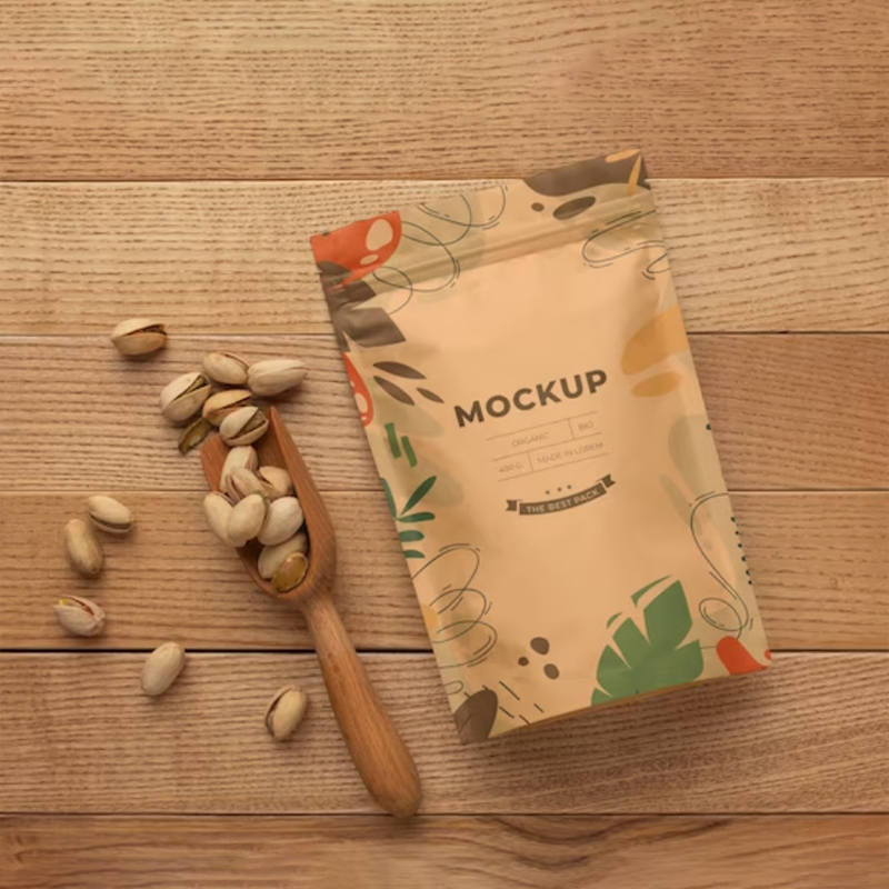 Print Craft paper Zipper Bag R - Coffee Tea Logo ulasan dan harga