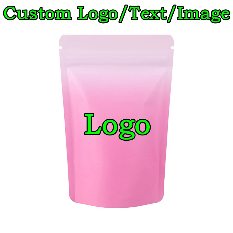 100PCS Stand-up Aluminum Foil  - Coffee Tea Logo ulasan dan harga