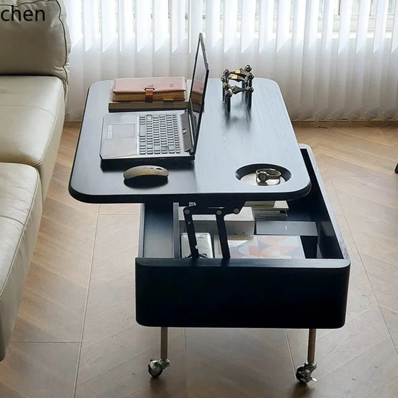 b11-7.2 Solid Wood Lift Top Co - Coffee & Tea Difabis ulasan dan harga