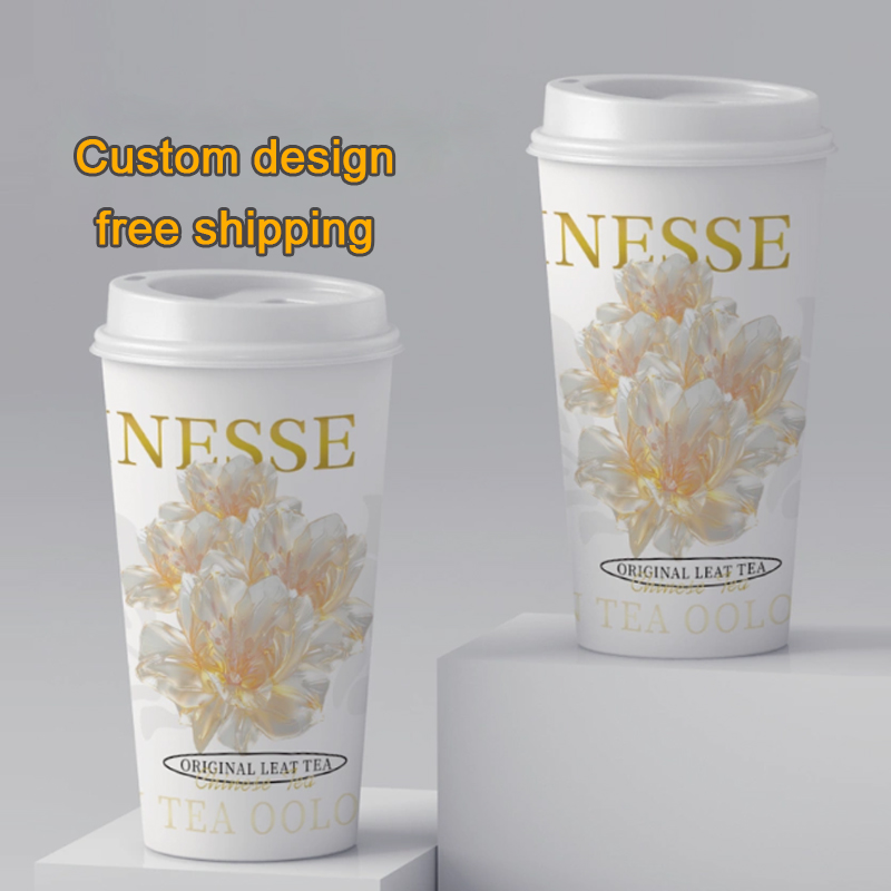LOGO Custom Thickened Disposab - Coffee Tea Logo ulasan dan harga