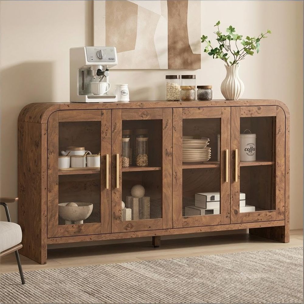Sideboard Buffet Cabinet with  - Coffee & Tea Difabis ulasan dan harga
