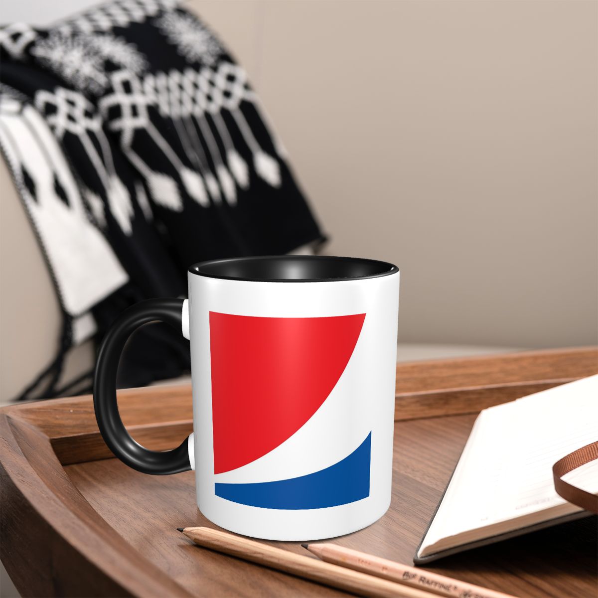 Pepsi Logo Zoomed Mug Funny Ce - Coffee Tea Logo ulasan dan harga