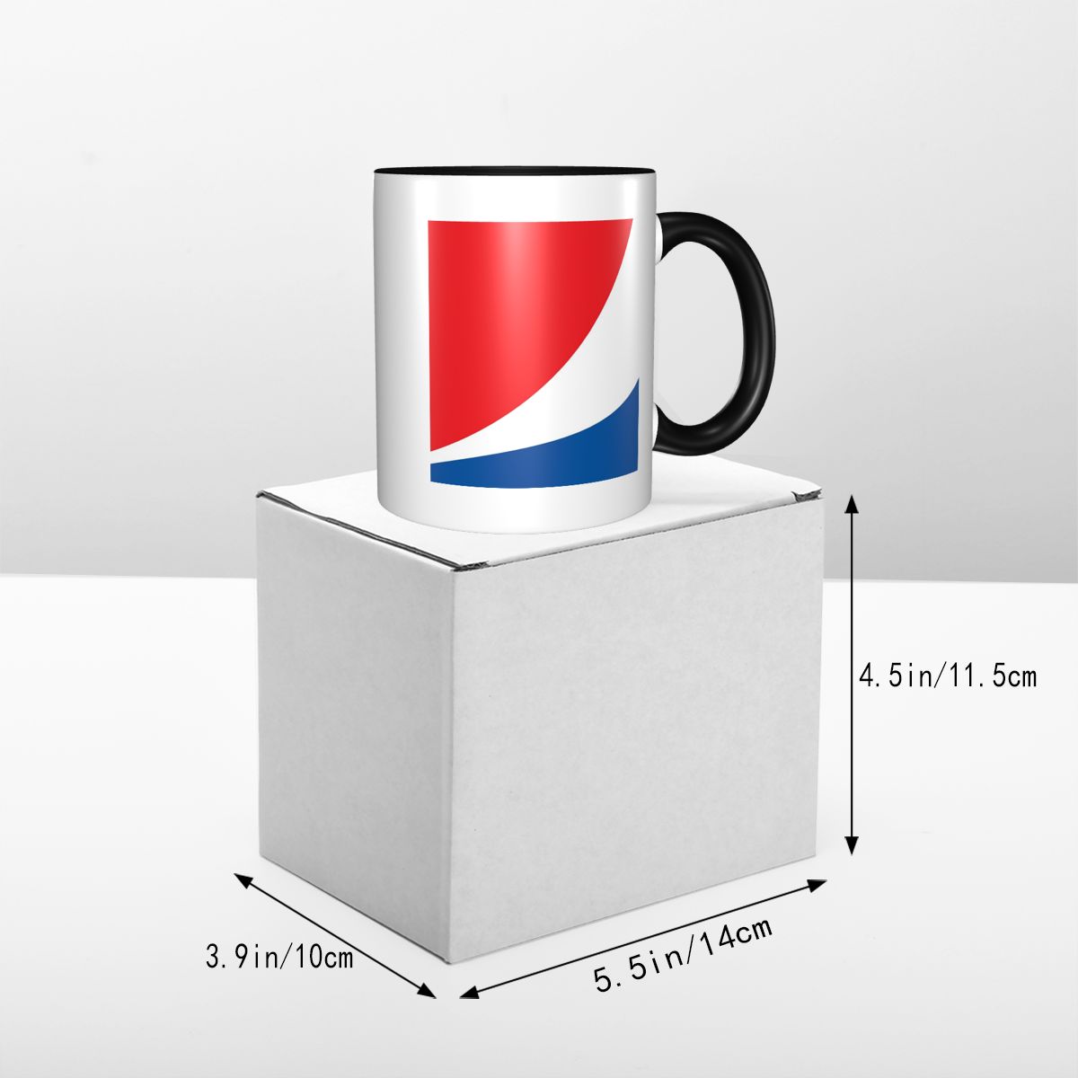 Pepsi Logo Zoomed Mug Funny Ce - Coffee Tea Logo ulasan dan harga