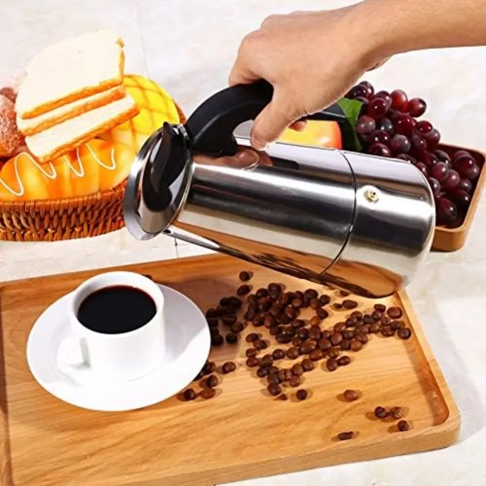 Mocha Coffee Pots Stainless St - Coffee Tea Espresso ulasan dan harga