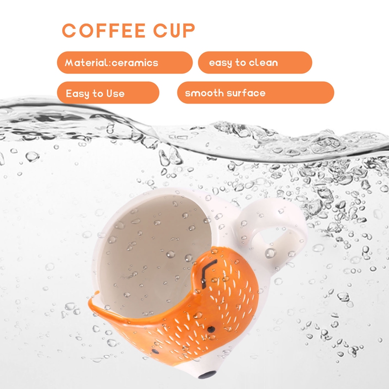 Ceramic Coffee Cup Cartoon Sha - Coffee & Tea Difabis ulasan dan harga