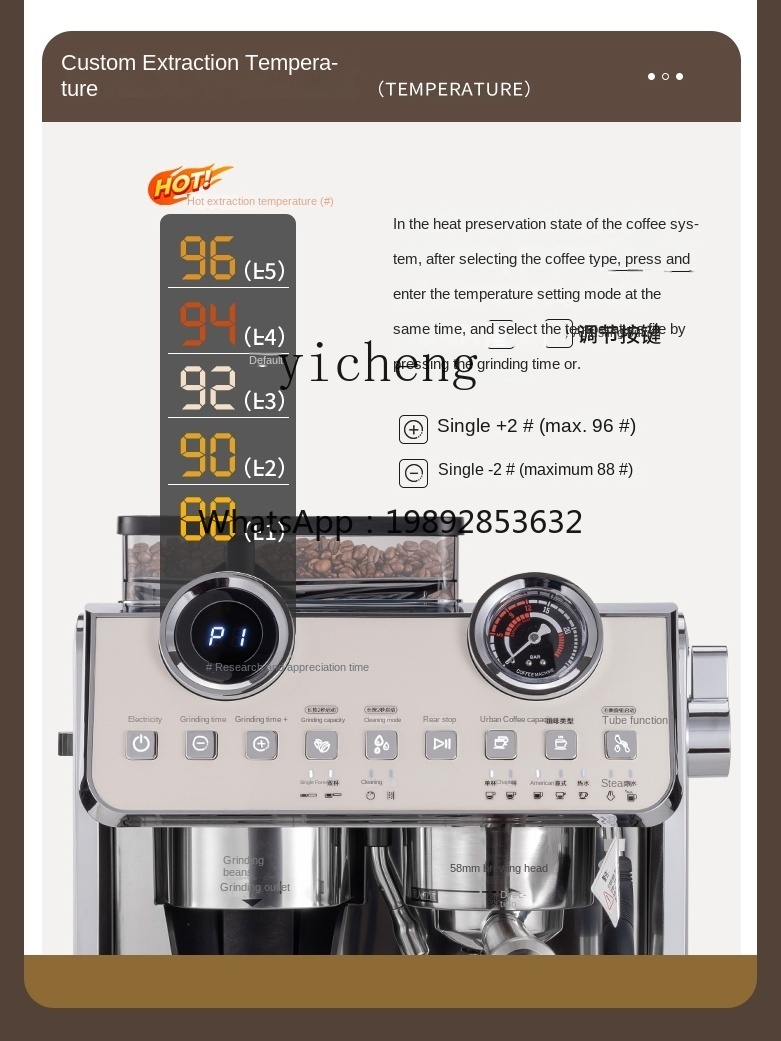 PYH Coffee Machine Small Comme - Coffee Tea Espresso ulasan dan harga
